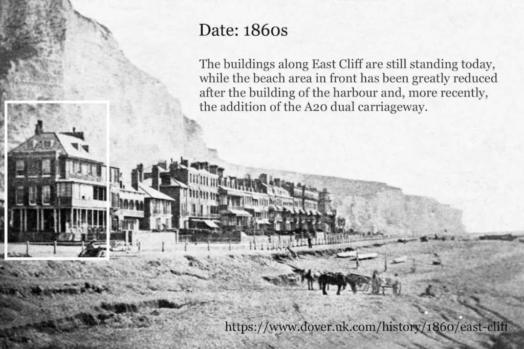 Flat 4 Marine Parade House, 1 East Cliff- Next To Dover Port, White Cliffs, Beach, Castle ภายนอก รูปภาพ